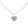 VICTORIA CRUZ ezüst nyaklánc, szív medállal - A4153-07HG