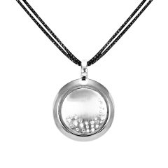   YVETTE RIES ezüst, állítható nyaklánc medállal - AGM070