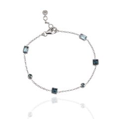 Valódi köves ezüst ékszer, Karlánc - AGM3486