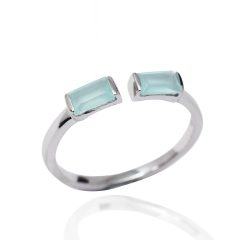 Valódi köves ezüst ékszer, gyűrű - AGM3501