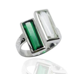 Valódi köves ezüst ékszer, gyűrű - AGM3512