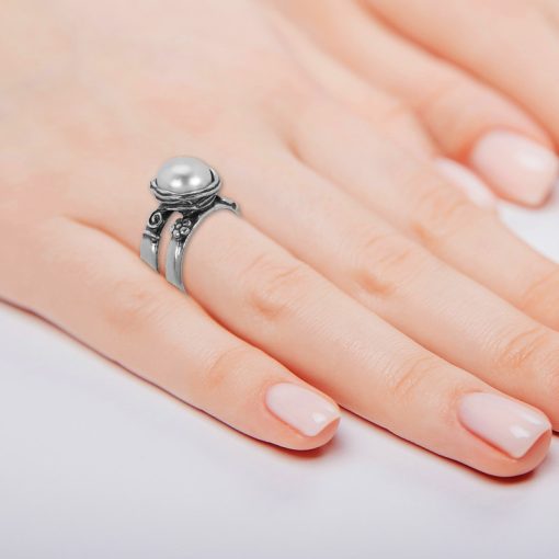 IZRAELI-EKSZER-ezust-gyuru-AGM509