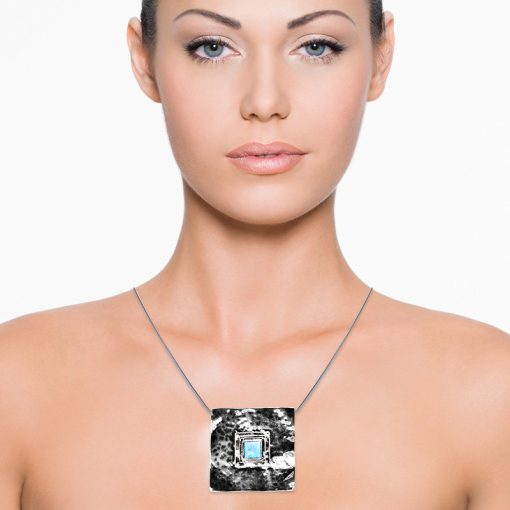 IZRAELI-ezust-ekszer-nyaklanc-medallal-AGM711