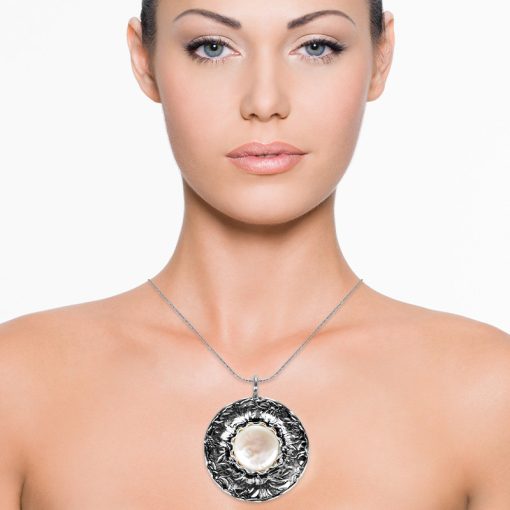 IZRAELI-ezust-ekszer-nyaklanc-medallal-AGM719