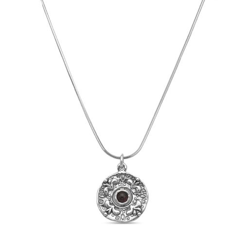 IZRAELI ezüst ékszer, nyaklánc medállal - AGM870
